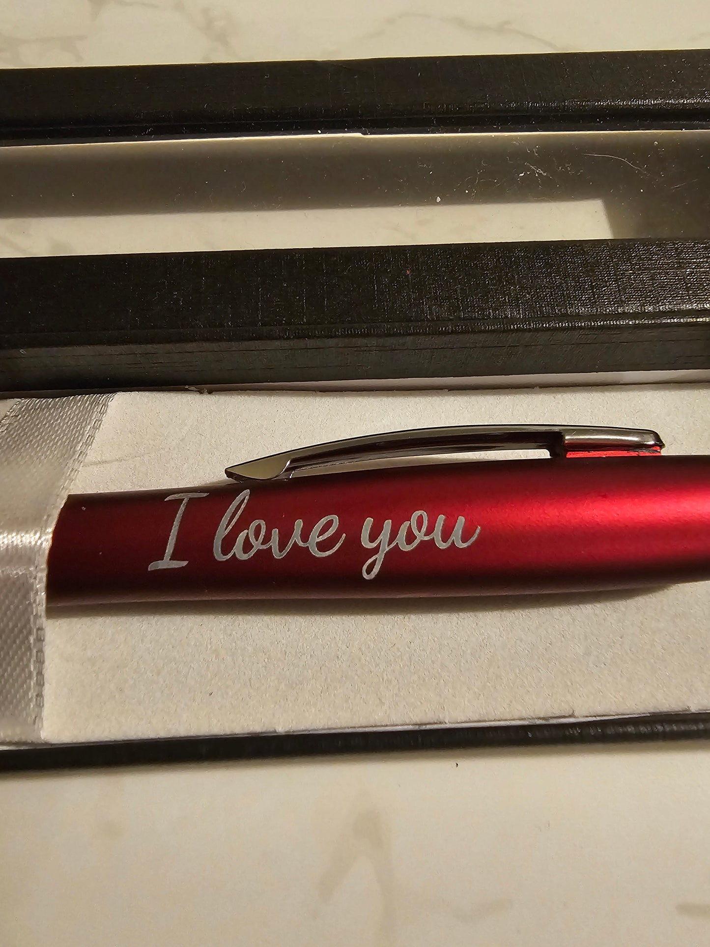Personalised Engraved LED Pen with Gift Box