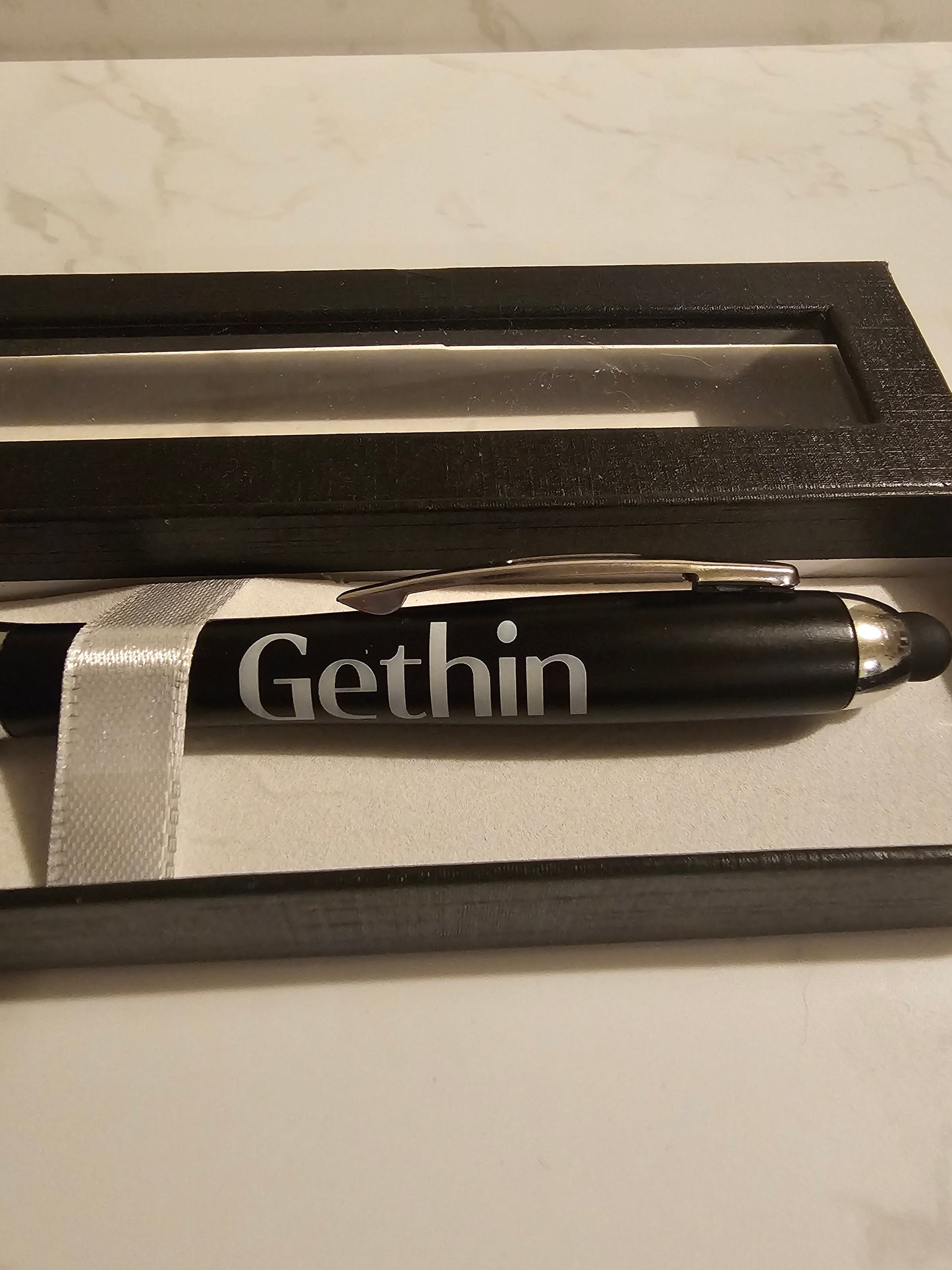 Personalised Engraved LED Pen with Gift Box